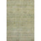 5' X 8' Green And Beige Abstract Washable Area Rug With UV Protection