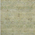 5' X 8' Green And Beige Abstract Washable Area Rug With UV Protection