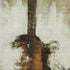 5' X 8' Brown And Charcoal Abstract Washable Area Rug With UV Protection