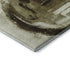 5' X 8' Brown And Charcoal Abstract Washable Area Rug With UV Protection