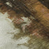5' X 8' Brown And Charcoal Abstract Washable Area Rug With UV Protection