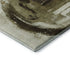 8' X 10' Brown And Charcoal Abstract Washable Area Rug With UV Protection