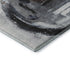 9' X 12' Gray And Red Abstract Washable Area Rug With UV Protection