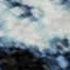 5' X 8' Blue And Ivory Abstract Washable Area Rug With UV Protection