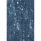 8' X 10' Blue And Ivory Abstract Washable Area Rug With UV Protection