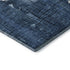 8' X 10' Blue And Ivory Abstract Washable Area Rug With UV Protection
