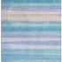 8' X 10' Aqua And Lavender Striped Washable Area Rug With UV Protection