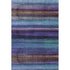 5' X 8' Blue And Purple Striped Washable Area Rug With UV Protection