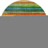8' Green And Teal Striped Washable Round Rug With UV Protection