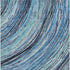 8' X 10' Blue And Ivory Abstract Washable Area Rug With UV Protection