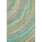 8' X 10' Teal And Pink Abstract Washable Area Rug With UV Protection