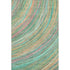 8' X 10' Teal And Pink Abstract Washable Area Rug With UV Protection