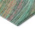 8' X 10' Teal And Pink Abstract Washable Area Rug With UV Protection