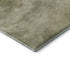 8' Sage And Beige Abstract Washable Round Rug With UV Protection