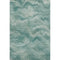 8' X 10' Teal And Ivory Abstract Washable Area Rug With UV Protection