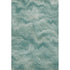 8' X 10' Teal And Ivory Abstract Washable Area Rug With UV Protection