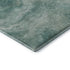 8' X 10' Teal And Ivory Abstract Washable Area Rug With UV Protection