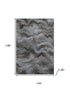 9' X 12' Taupe And Gray Abstract Washable Area Rug With UV Protection