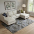 9' X 12' Taupe And Gray Abstract Washable Area Rug With UV Protection