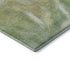5' X 8' Green And Ivory Abstract Washable Area Rug With UV Protection