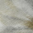 8' Pewter And Gold Abstract Washable Round Rug With UV Protection
