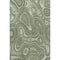 5' X 8' Sage And Ivory Geometric Washable Area Rug With UV Protection