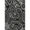 5' X 8' Black And Ivory Geometric Washable Area Rug With UV Protection