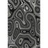 5' X 8' Black And Ivory Geometric Washable Area Rug With UV Protection