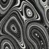 5' X 8' Black And Ivory Geometric Washable Area Rug With UV Protection