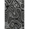 8' X 10' Black And Ivory Geometric Washable Area Rug With UV Protection
