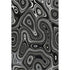 8' X 10' Black And Ivory Geometric Washable Area Rug With UV Protection