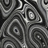 8' X 10' Black And Ivory Geometric Washable Area Rug With UV Protection