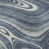 5' X 8' Blue And Ivory Geometric Washable Area Rug With UV Protection