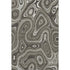 5' X 8' Gray And Silver Geometric Washable Area Rug With UV Protection