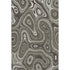 8' X 10' Gray And Silver Geometric Washable Area Rug With UV Protection