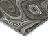 8' X 10' Gray And Silver Geometric Washable Area Rug With UV Protection
