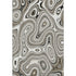 5' X 8' Ivory And Charcoal Geometric Washable Area Rug With UV Protection