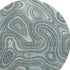 8' Sky Blue And Ivory Geometric Washable Round Rug With UV Protection
