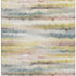 5' X 8' Gold And Ivory Striped Washable Area Rug With UV Protection