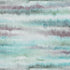 8' X 10' Teal And Ivory Striped Washable Area Rug With UV Protection