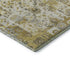 8' X 10' Gold And Ivory Patchwork Washable Area Rug With UV Protection