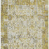 8' X 10' Gold And Ivory Patchwork Washable Area Rug With UV Protection