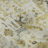 8' X 10' Gold And Ivory Patchwork Washable Area Rug With UV Protection