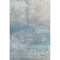 8' X 10' Aqua And Beige Abstract Washable Area Rug With UV Protection