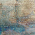 8' X 10' Teal And Beige Abstract Washable Area Rug With UV Protection