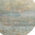 8' Wheat And Beige Abstract Washable Round Rug With UV Protection