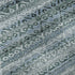 8' X 10' Sage And Blue Striped Washable Area Rug With UV Protection