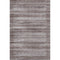 8' X 10' Brown And Beige Striped Washable Area Rug With UV Protection