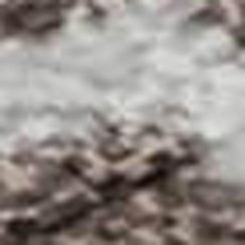 8' X 10' Brown And Beige Striped Washable Area Rug With UV Protection