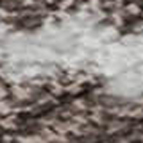8' X 10' Brown And Beige Striped Washable Area Rug With UV Protection